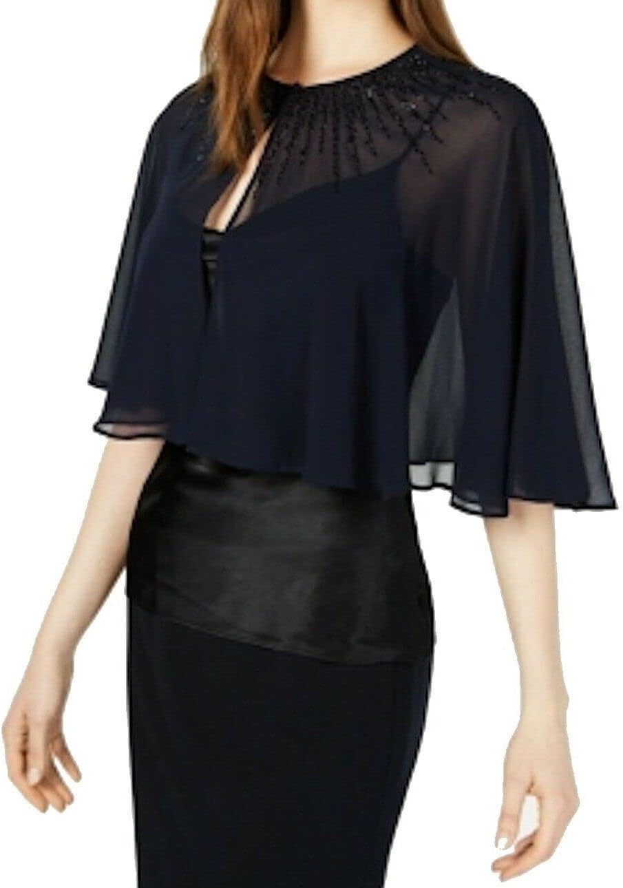 

Женская шифоновая куртка-кейп Calvin Klein, Blue