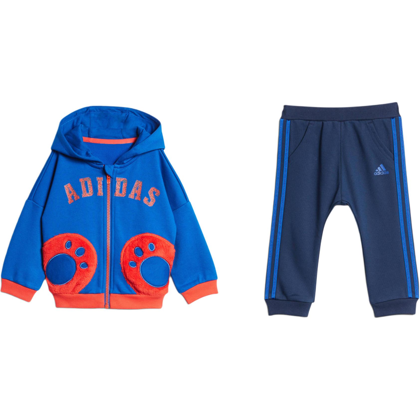 Повседневная спортивная одежда для младенцев и малышей Adidas, синий — фото 3