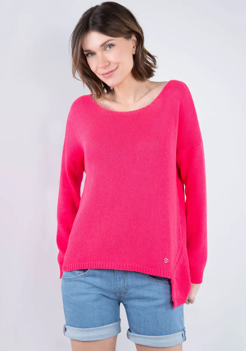 

Пожалуйста, джинсовый свитер с круглым вырезом, один размер Please Jeans, цвет 1340-Fu X Ia