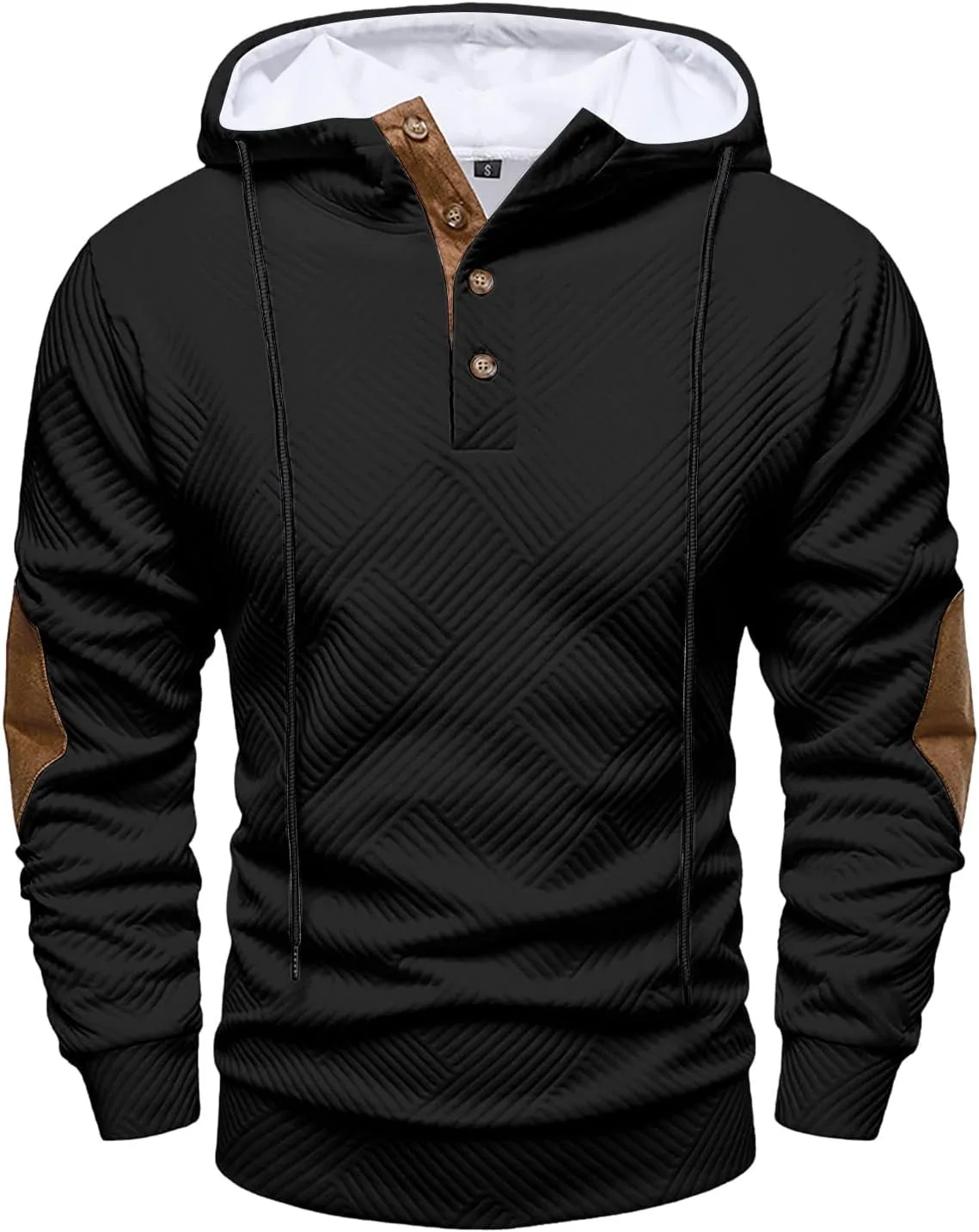 

Мужская толстовка с капюшоном Casual Cotton, длинный рукав, на молнии
