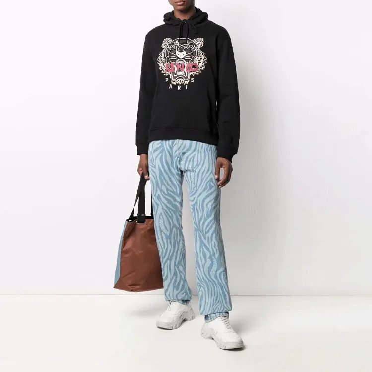 

Толстовка мужская Kenzo Classic Tiger Head, черный / золотой