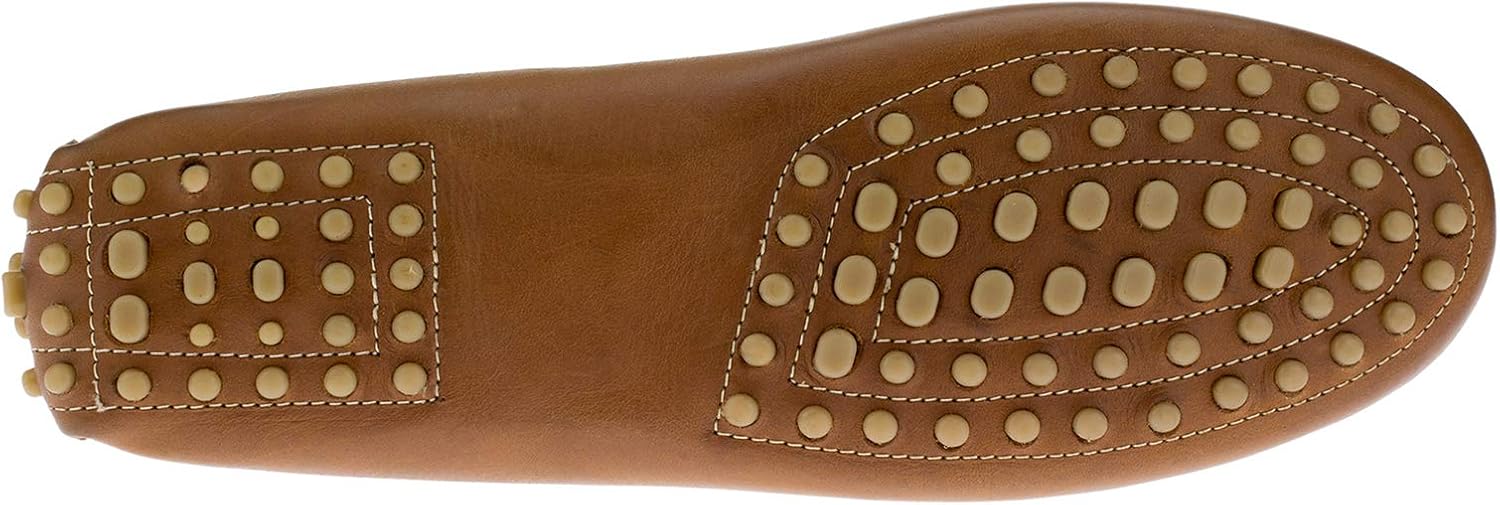 Мужские кожаные мокасины DTI BB Signature Drenot Slip-On для вождения Dti Darya Trading, песочный — фото 4