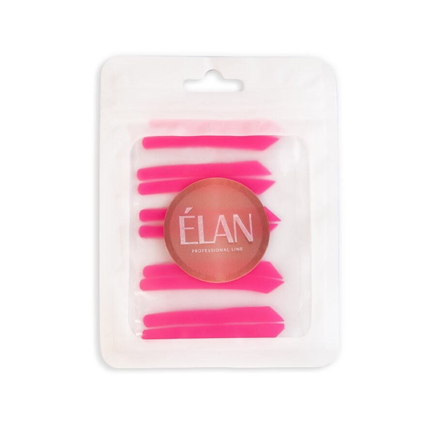 

Elan, Многоразовые силиконовые компенсаторы Elan для ламинирования ресниц, розовый