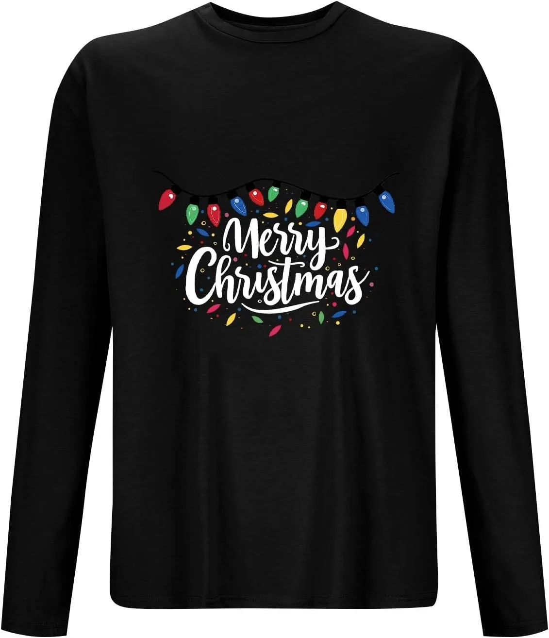 Футболка мужская Merry Christmas, мягкая и удобная — фото 3