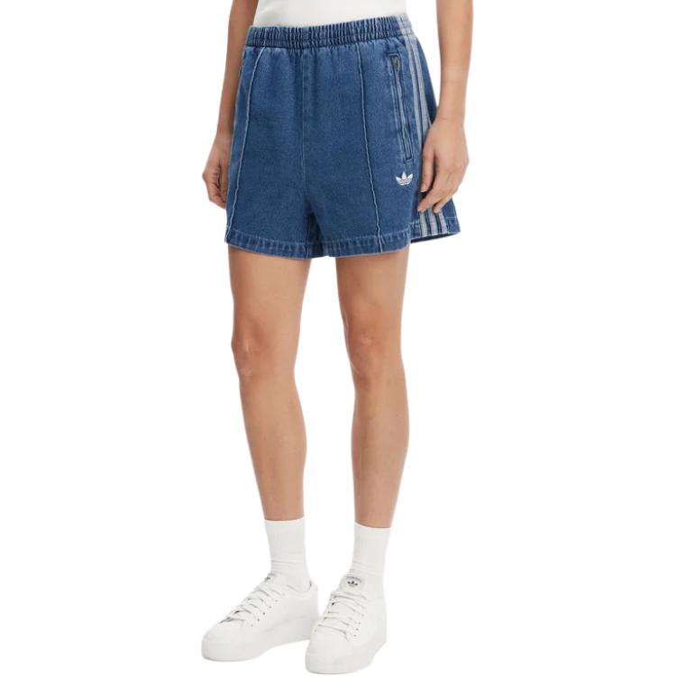 Adidas Originals Adidas женские шорты Adicolor Denim Firebird Indigo Denim — фото 4