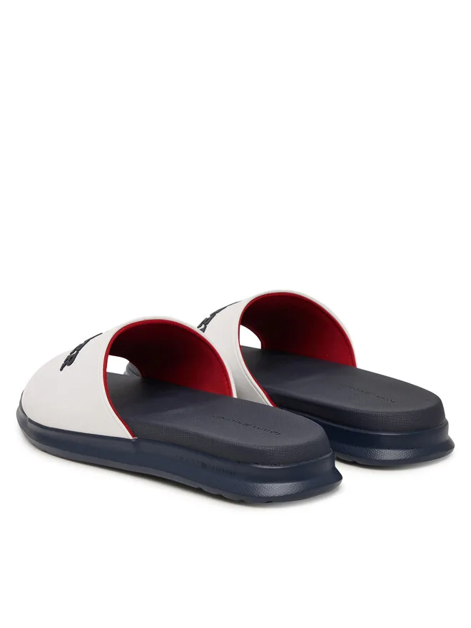 Tommy Hilfiger Сандалии Hilfiger Pool Slide Dual Density FM0FM05797 белые — фото 3