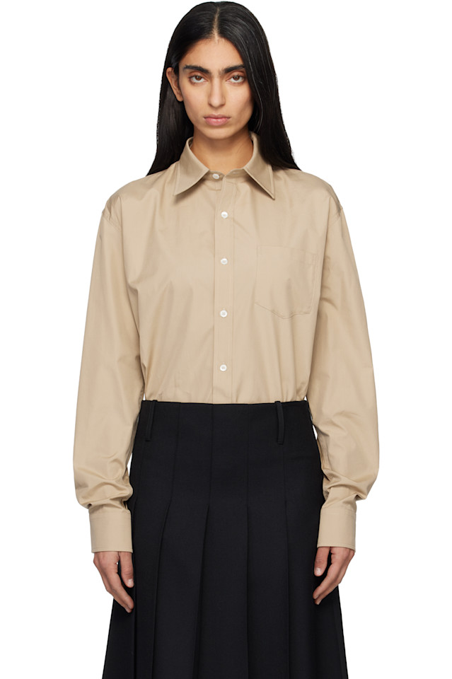 

Рубашка Оуэна A.P.C., бежевый