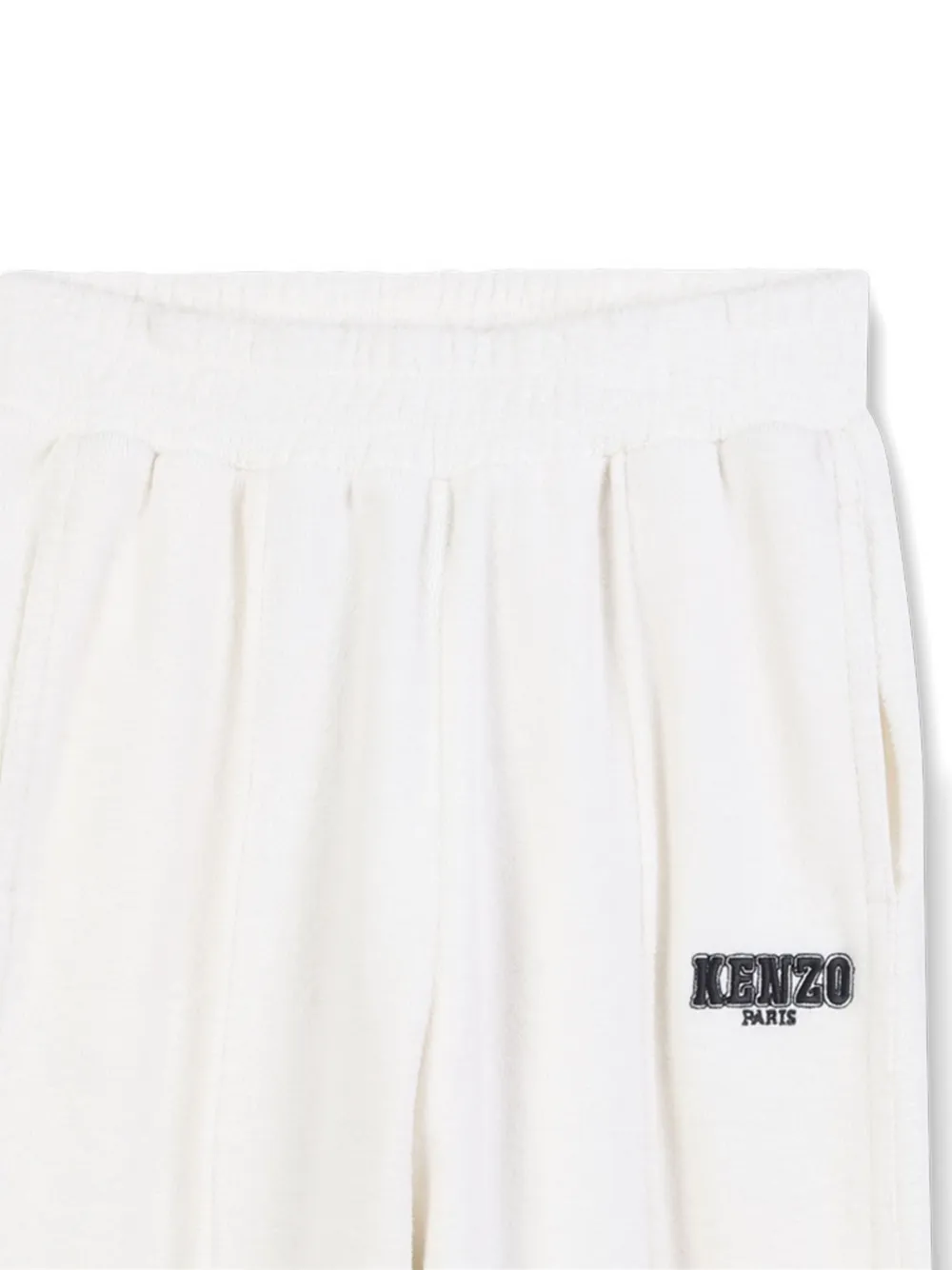 Спортивные брюки с вышитым логотипом Kenzo Kids, белый — фото 3