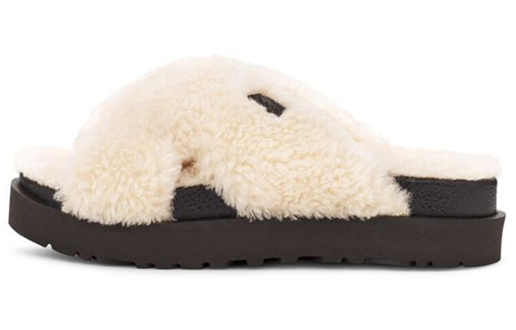 

Сандалии UGG Slide Slippers Women's Ivory/Black