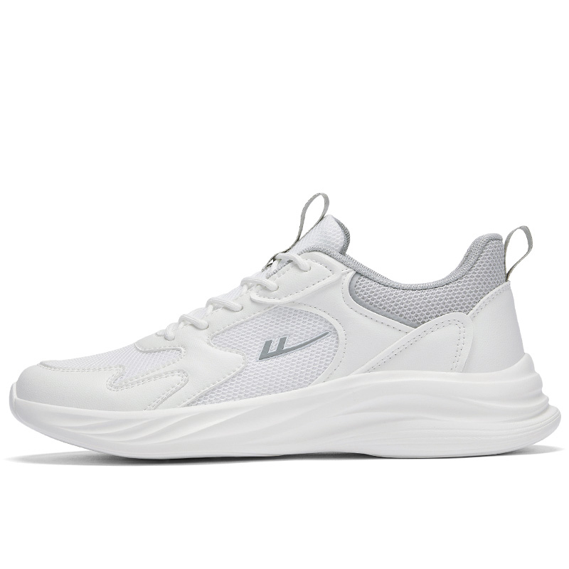 

WARRIOR Кроссовки Cloud Sail Series с амортизацией, противоскользящие, легкие, низкие, повседневные, мужские, белые, серые