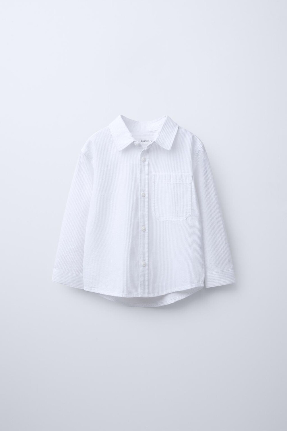 

Полосатая рубашка ZARA, белый
