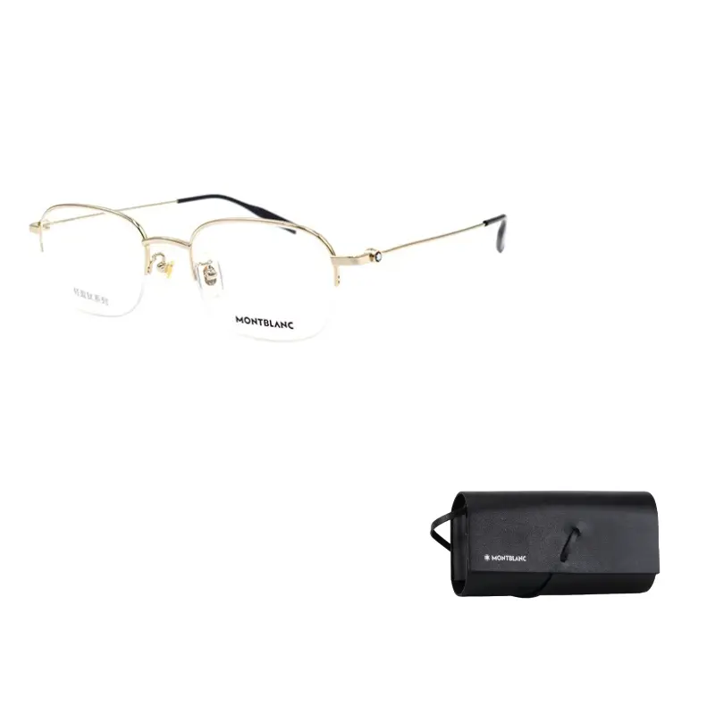 

MONTBLANC Титановая оправа для очков мужская, Gold