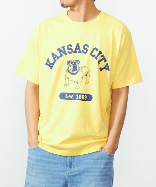 

Футболка с принтом Bulldog Lee, желтый