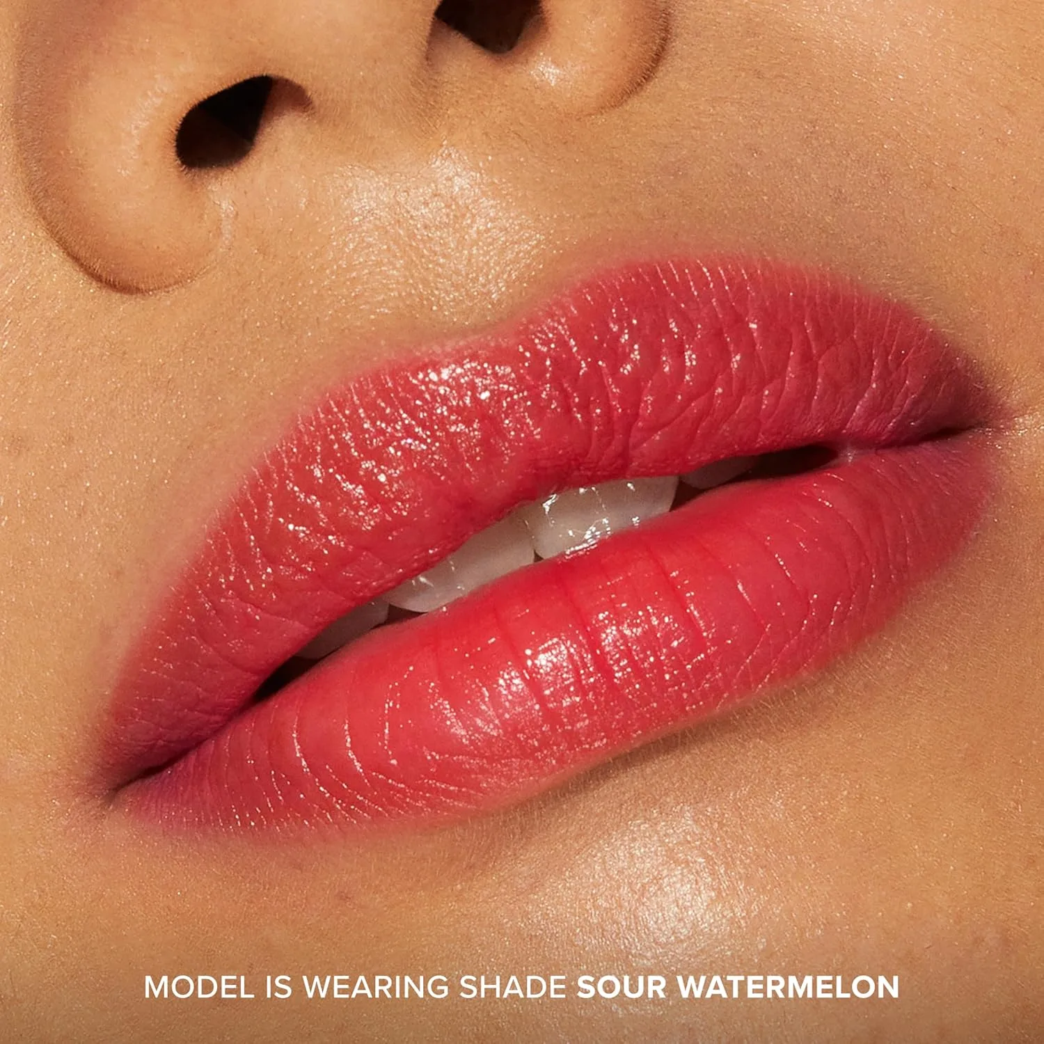 Бальзам для губ Too Faced Kissing Juicy Tint | Увлажняющий, стойкий тинт для мгновенного придания цвета и блеска, с сочным ароматом, 0,10 унции, 05 Sour Watermelon (Coral Red) — фото 4