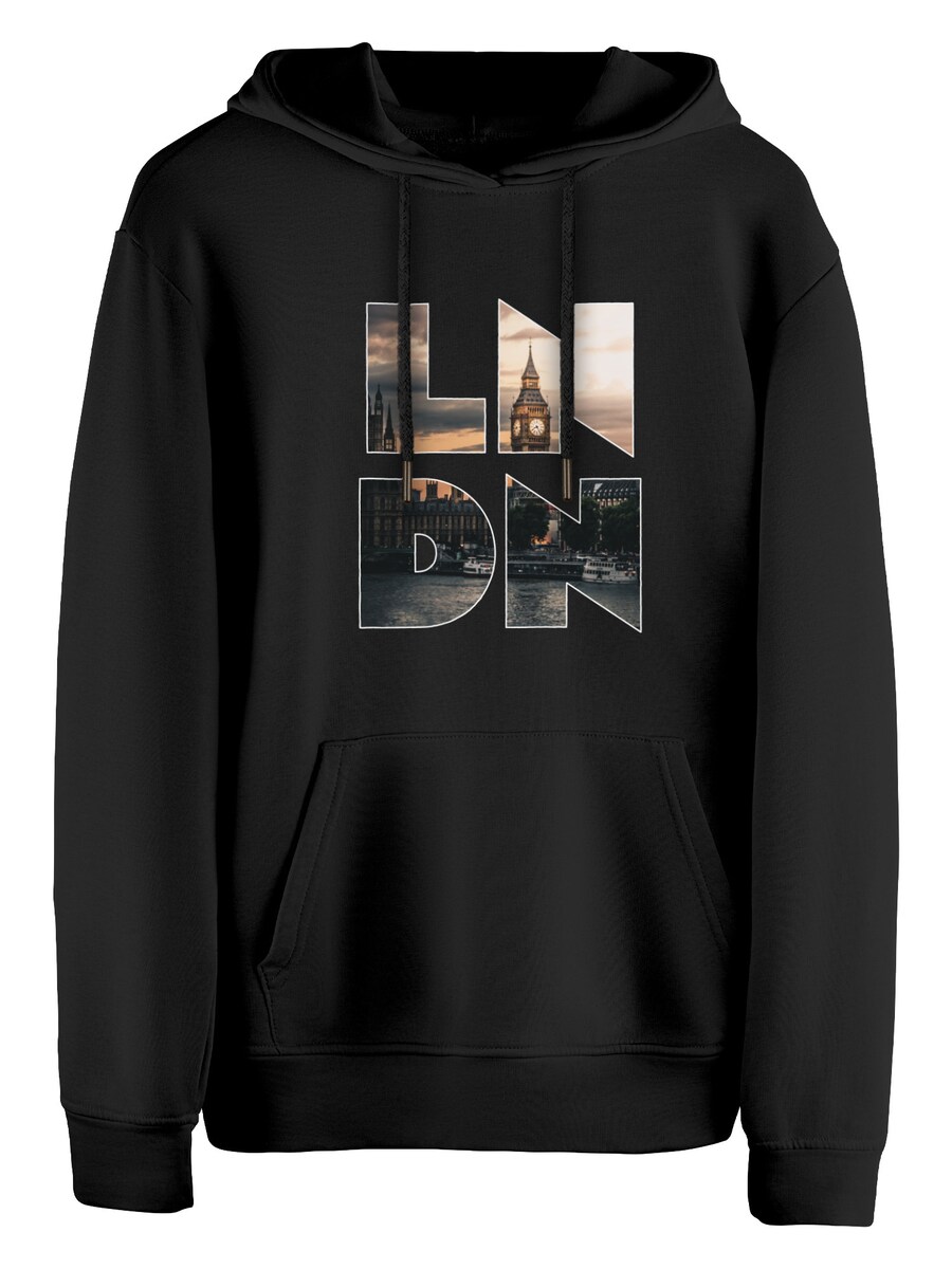 

Толстовка Cotton Prime Skyline London - Weltenbummler, черный