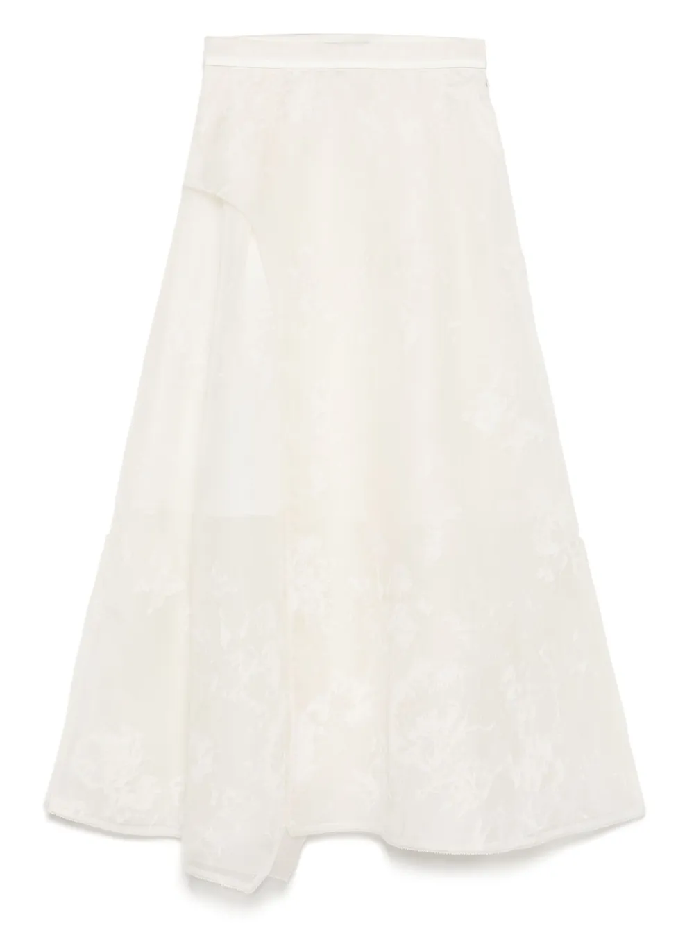 

Юбка с принтом SHIATZY CHEN, белый