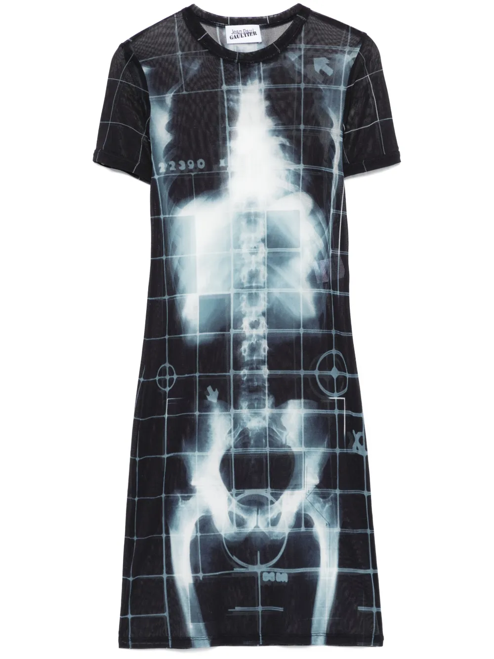 

Платье мини Squeletor Jean Paul Gaultier, черный