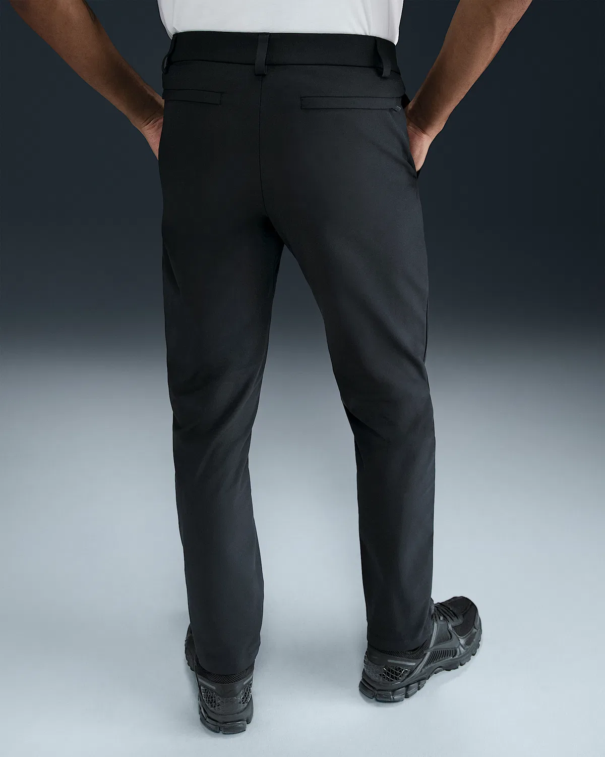 Мужские брюки-чинос Dri-FIT Slim Nike 24.7 PerfectStretch, Black/Black/Dark Smoke Grey — фото 3