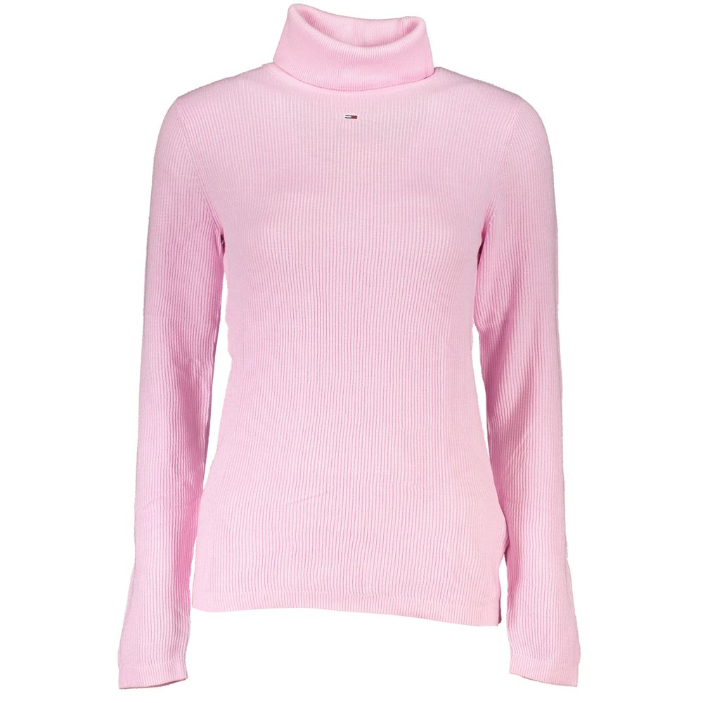 

Розовый хлопковый свитер Tommy Hilfiger