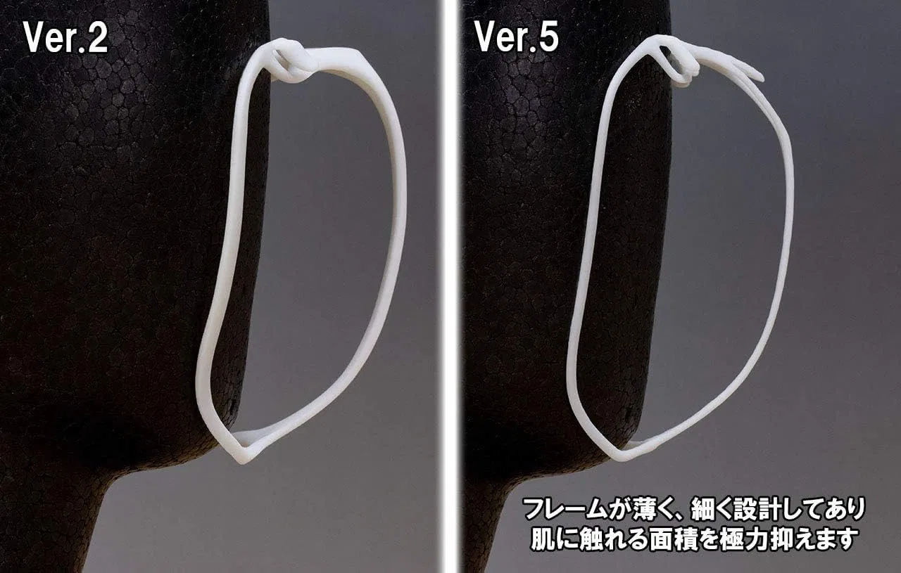 Маска для лица B´Full — Детская B'Full 3D Inner Mask Ver. , прозрачная (молочно-белая) — фото 3