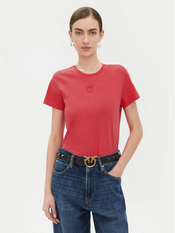 

Футболка обычного кроя 100355 A2HN Pinko, красный