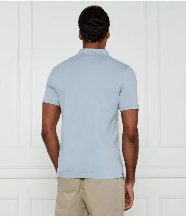 Футболка поло Slim fit Calvin Klein, синий — фото 3