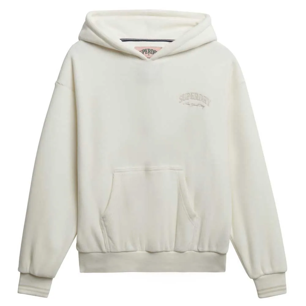 

Толстовка Superdry Country Club Velour свободного кроя, бежевый