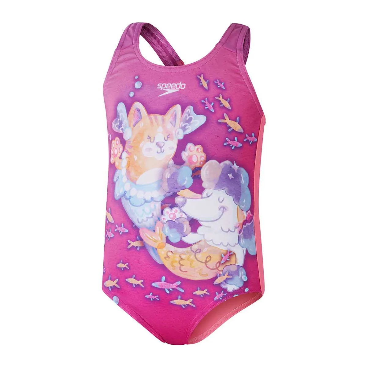 

Купальник Speedo Infant Girls с цифровой печатью, белый