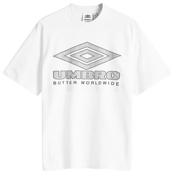 

Футболка с логотипом X umbro diamond Butter Goods, белый