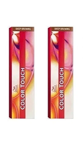 Интенсивная краска для волос Wella Colour Touch Deep Browns 7/7 60 мл (2 шт.) Wella Perfecton