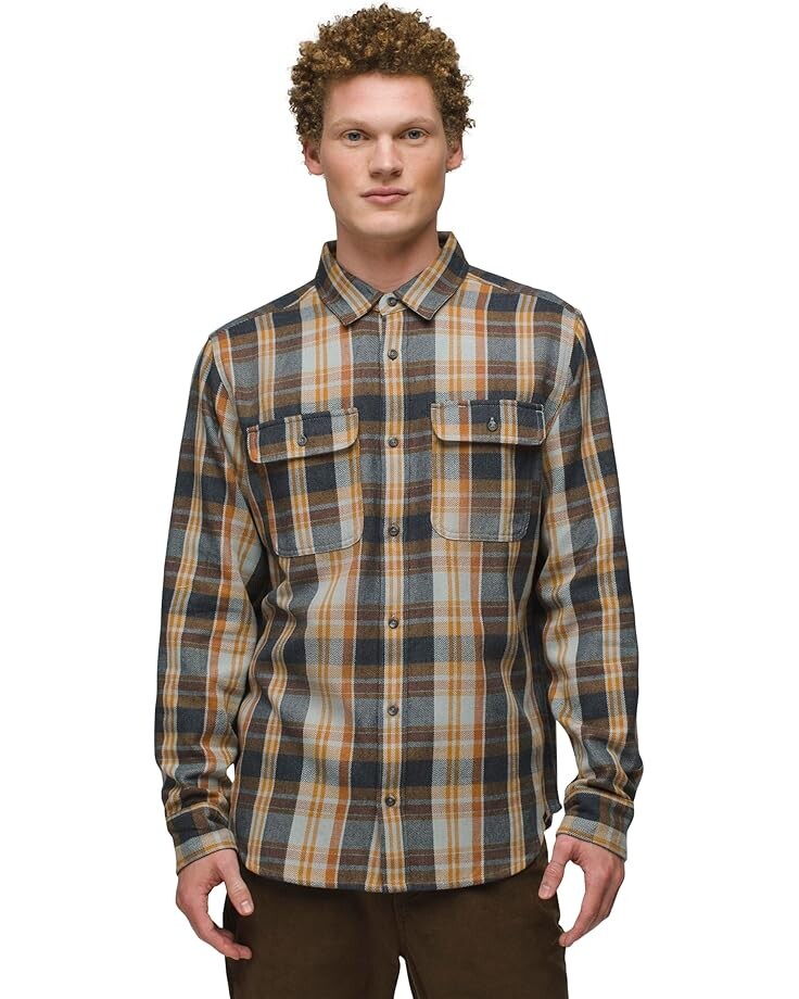 

Рубашка Prana Westbrook Flannel Shirt, цвет Lunar