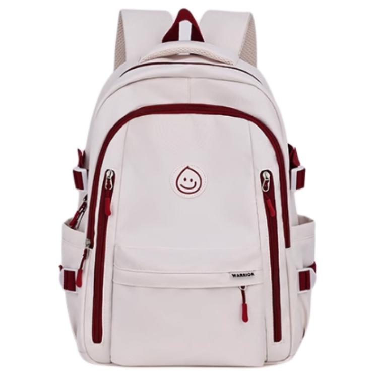 

WARRIOR Нейлоновый рюкзак для женщин в бело-красном цвете, White & Red