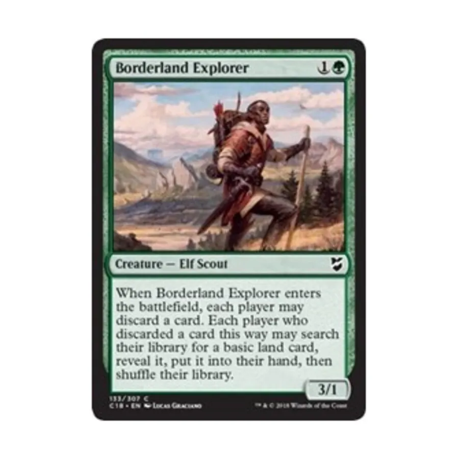 

CCG Исследователь Пограничья (клавиша C), MTG - Commander 2018