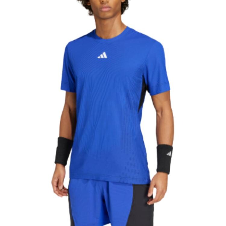 Футболка Airchill мужская, ярко-синяя/черная Adidas, синий/черный — фото 3