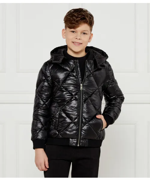 

Бомбер Regular fit Guess, черный