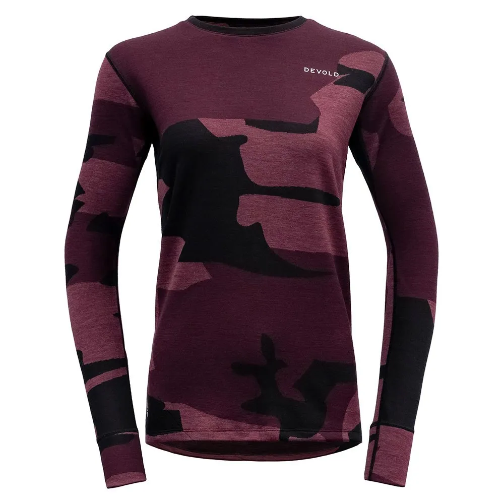 

Футболка DEVOLD OF NORWAY Kløvstien long sleeve, фиолетовый