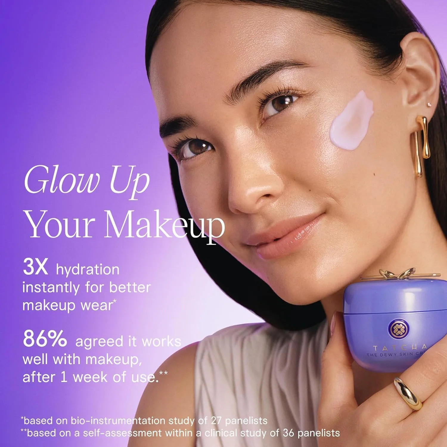 Крем для лица Tatcha — С эффектом увлажнения и сияния | Насыщенный , увлажняющий, разглаживающий и защищающий, 75 мл — фото 4