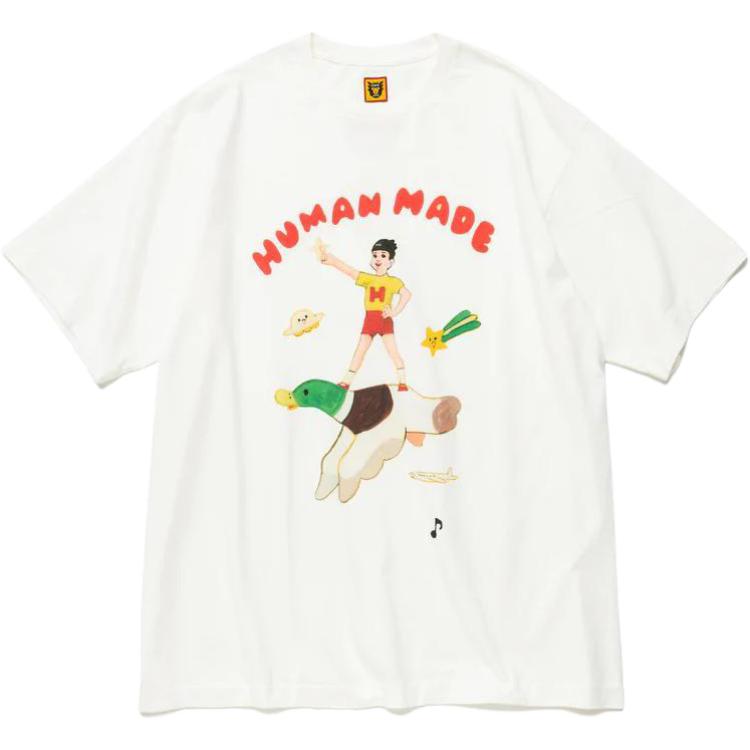 

HUMAN MADE Футболка серии X Keiko Sootome Co-branded, белые, унисекс
