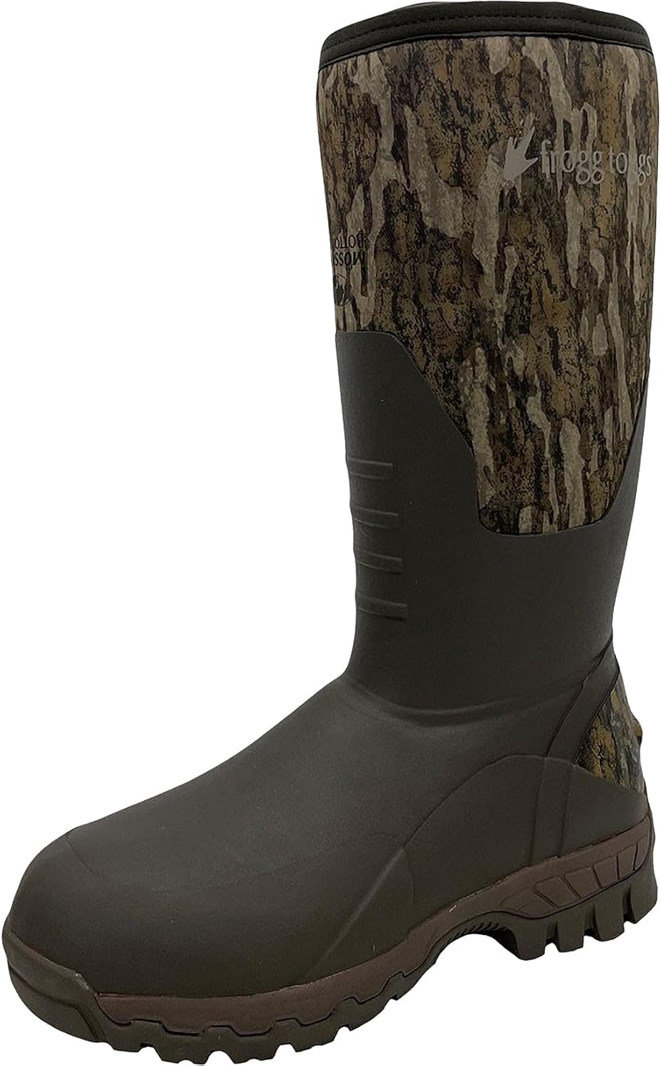 

Мужские водонепроницаемые утепленные охотничьи резиновые сапоги FROGG TOGGS Ridge Buster с неопреном и Thinsulate, Mossy Oak Bottomland 600gm Thinsulate