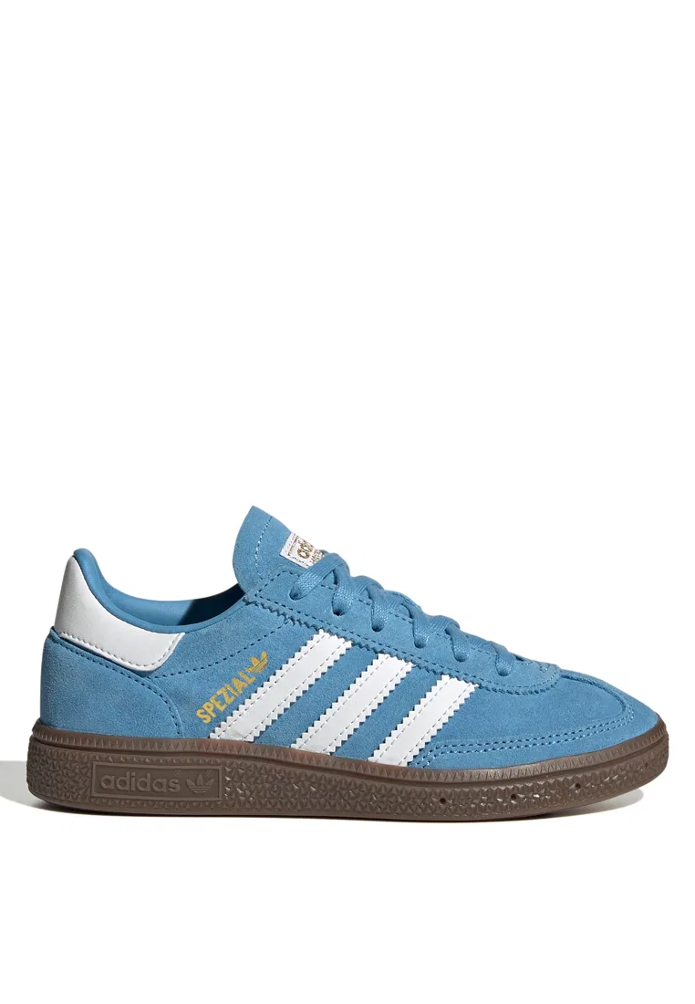 Кроссовки для гандбола, Spezial, adidas, белый/светло-голубой