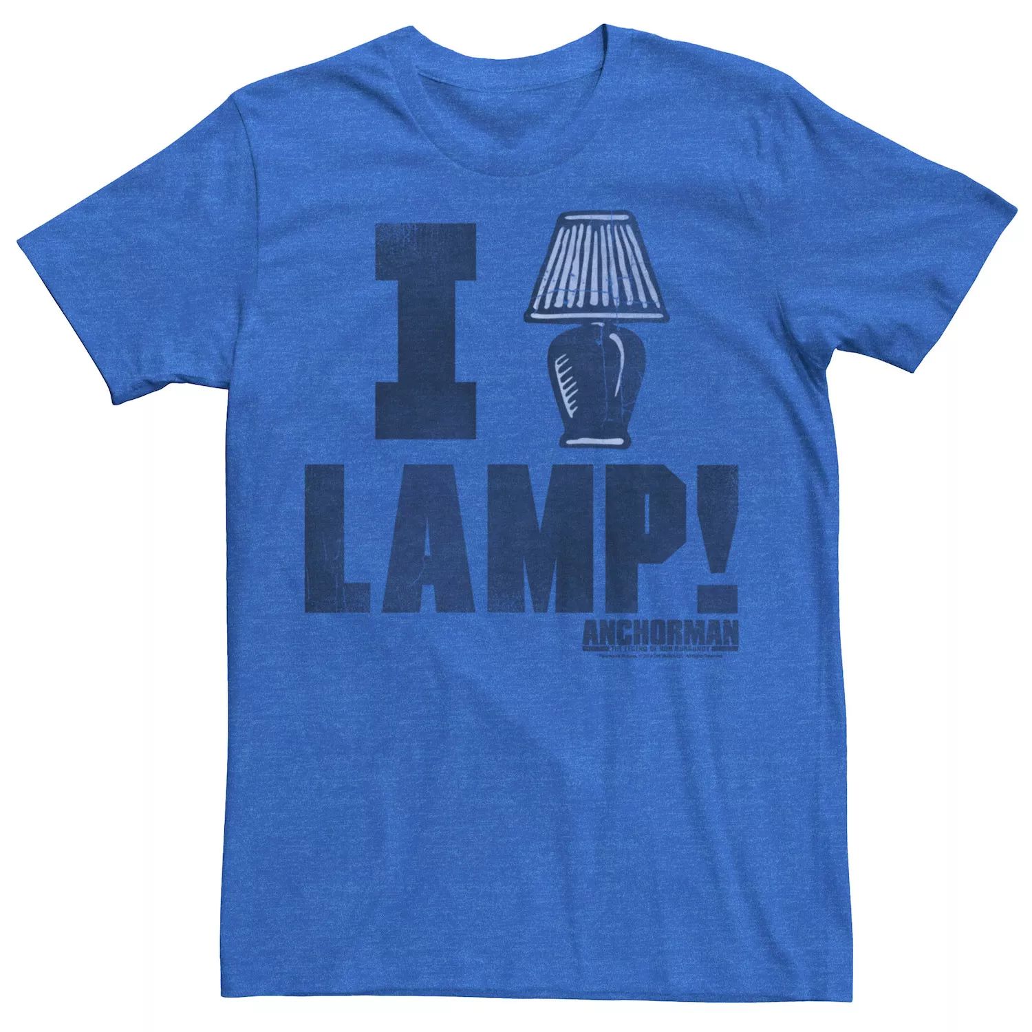 

Мужская футболка с логотипом Anchorman Lamp Title Licensed Character