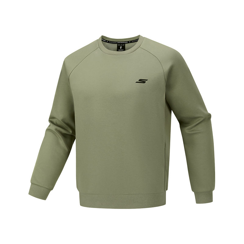 

Свитшот мужской Vetiver/01DR с круглым вырезом, умеренно свободный, Regular Skechers, vetiver/01dr