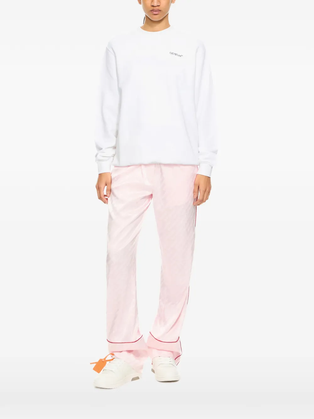 Свитшот Arrow Glowing Flower Off-White, белый