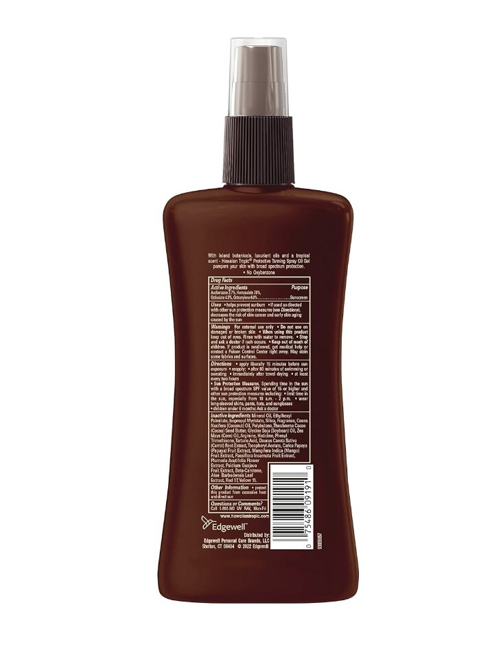 Hawaiian Tropic, Воронка с солнцезащитным кремом Spf 25, 236 мл — фото 2