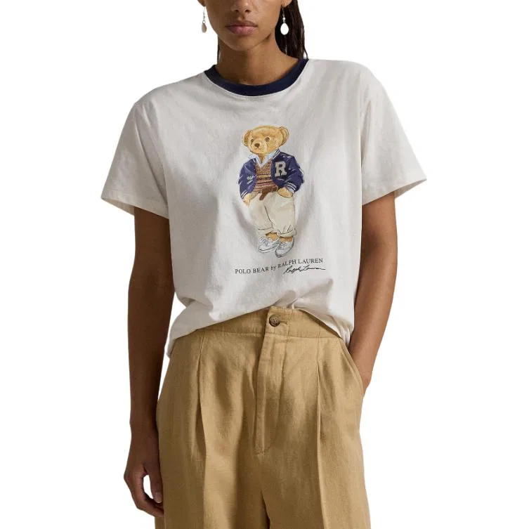 Футболка Polo Bear Jersey Polo Ralph Lauren, White — фото 4