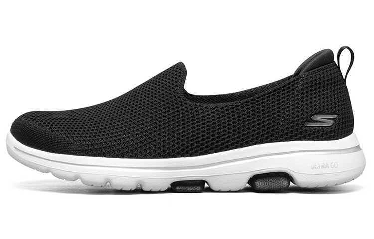 Туфли-слипоны Go Walk 5 женские, низкие, черные Skechers