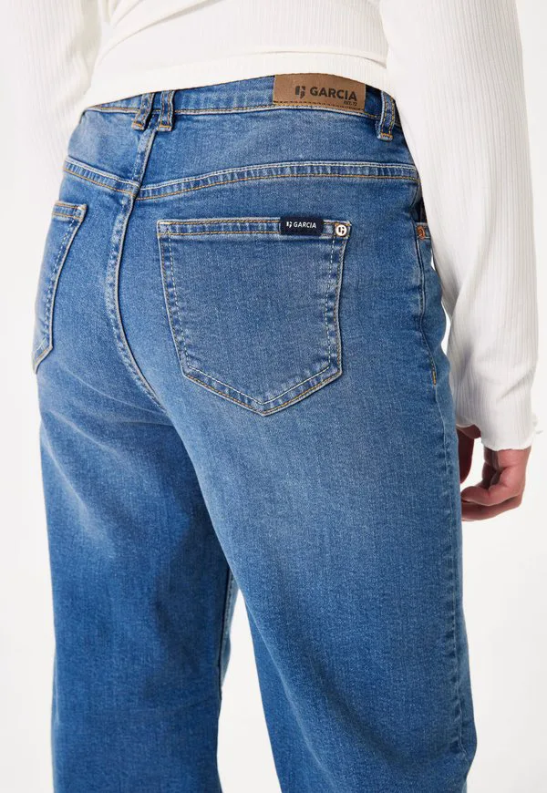 Джинсы ilvy 577 прямого свободного кроя Garcia, Blue Denim — фото 3