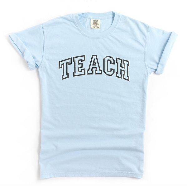 

Футболка с вышивкой и окраской teach garment dyed Simply Sage Market, Chambray, Зеленый, Футболка с вышивкой и окраской teach garment dyed Simply Sage Market, Chambray