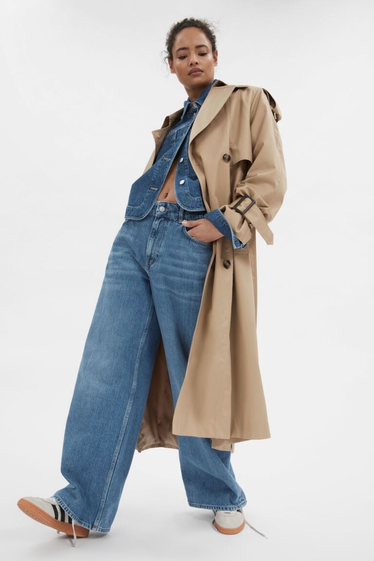 

Широкие, длинные джинсы и другие истории H&M, синий
