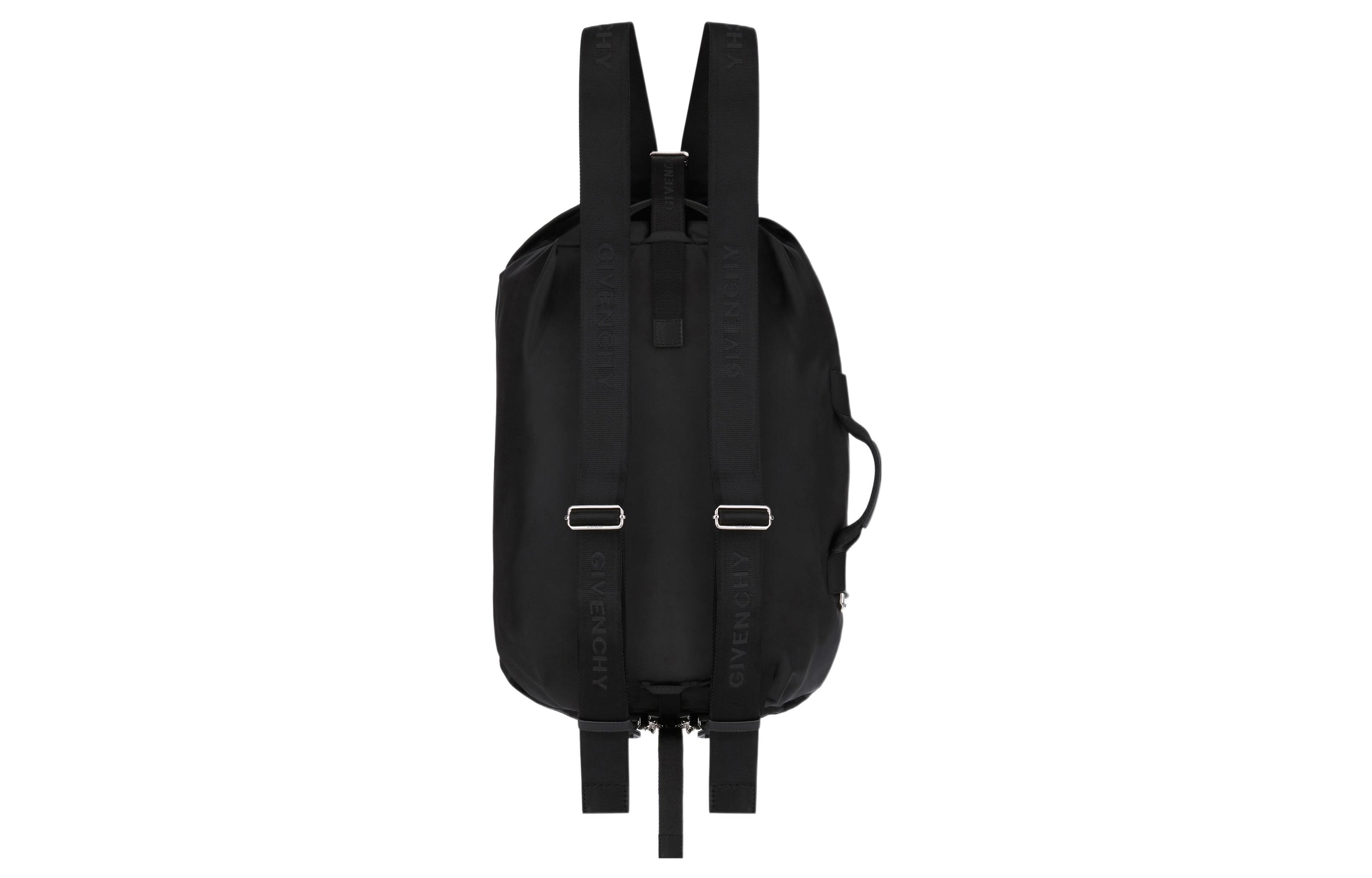 Givenchy Рюкзак из нейлоновой ткани 4G, большой, мужской, черный — фото 4